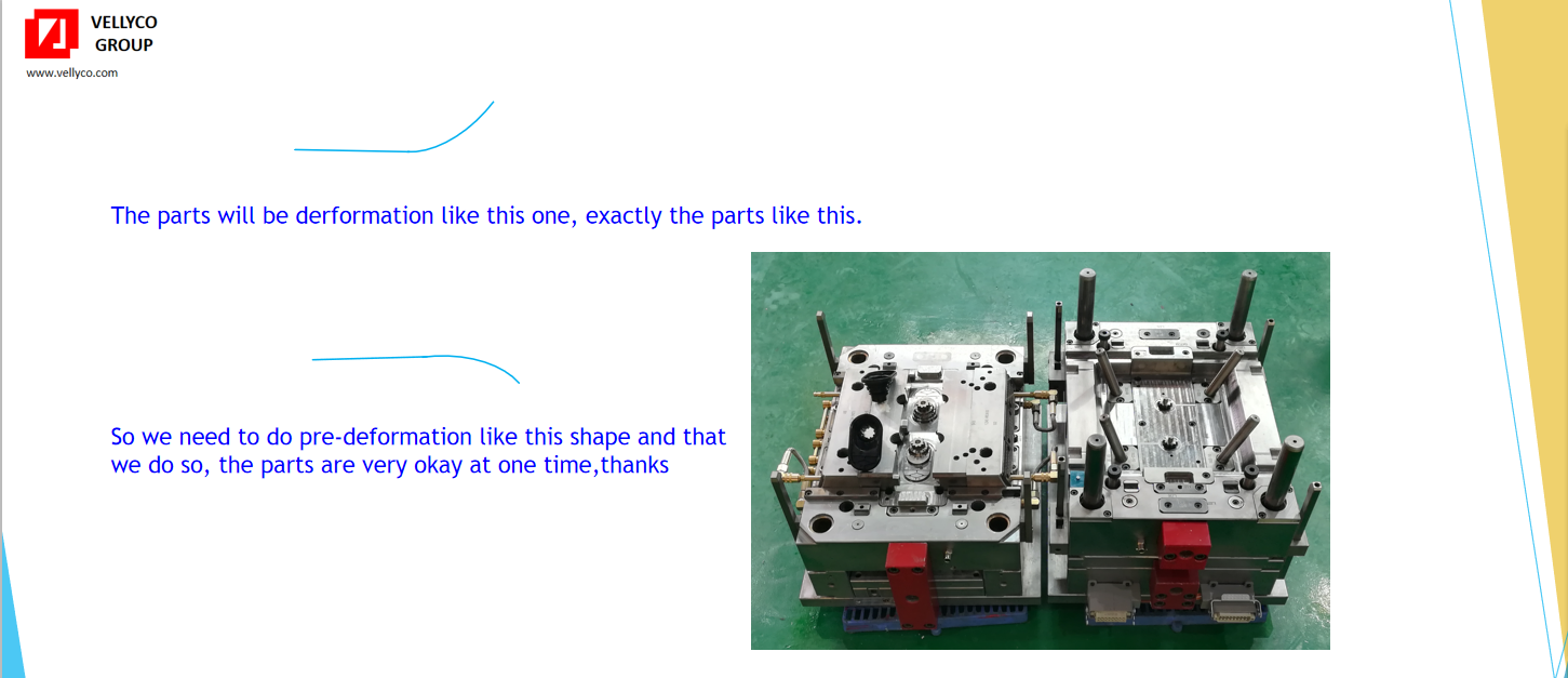 How to do pre-deformation on the parts